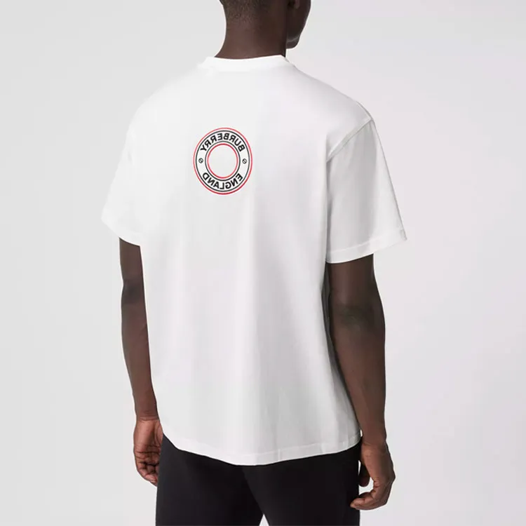 Burberry T Shirts Men White-4