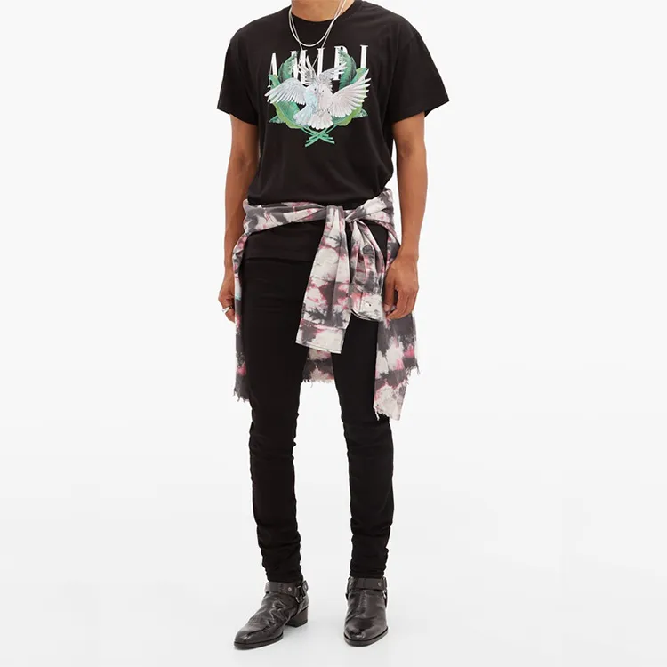 AMIRI Lovebirds Logo Tee-4