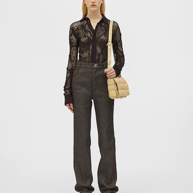 Bottega Veneta Padded Intreccio Cassette Crossbody Bag Porridge-3