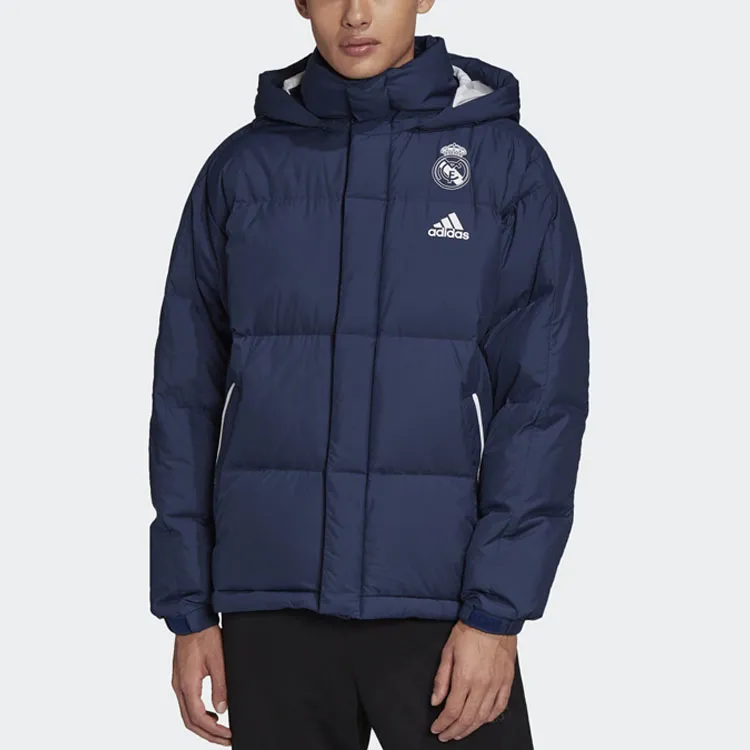 Adidas Down Jackets Men Blue-4