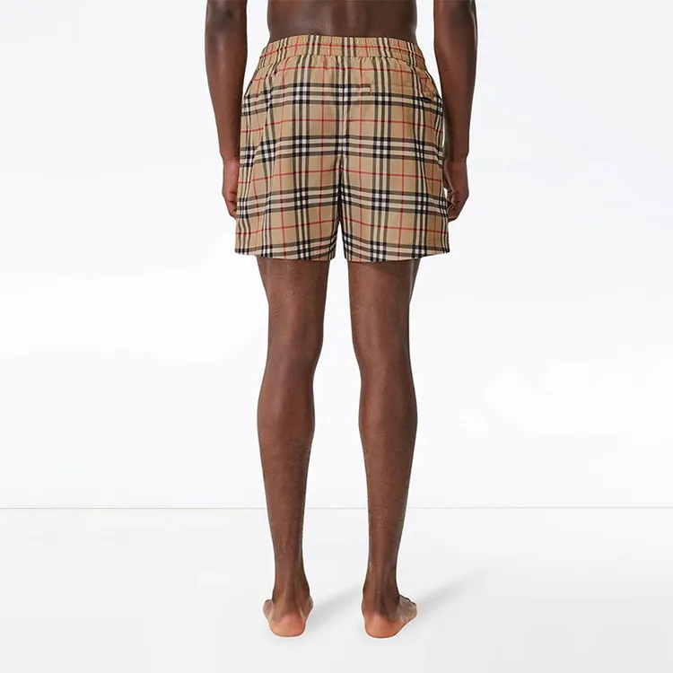 Burberry Casual Shorts Men's Khaki-4