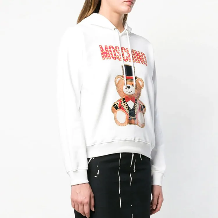MOSCHINO Sweatshirt Women's Ecru-3