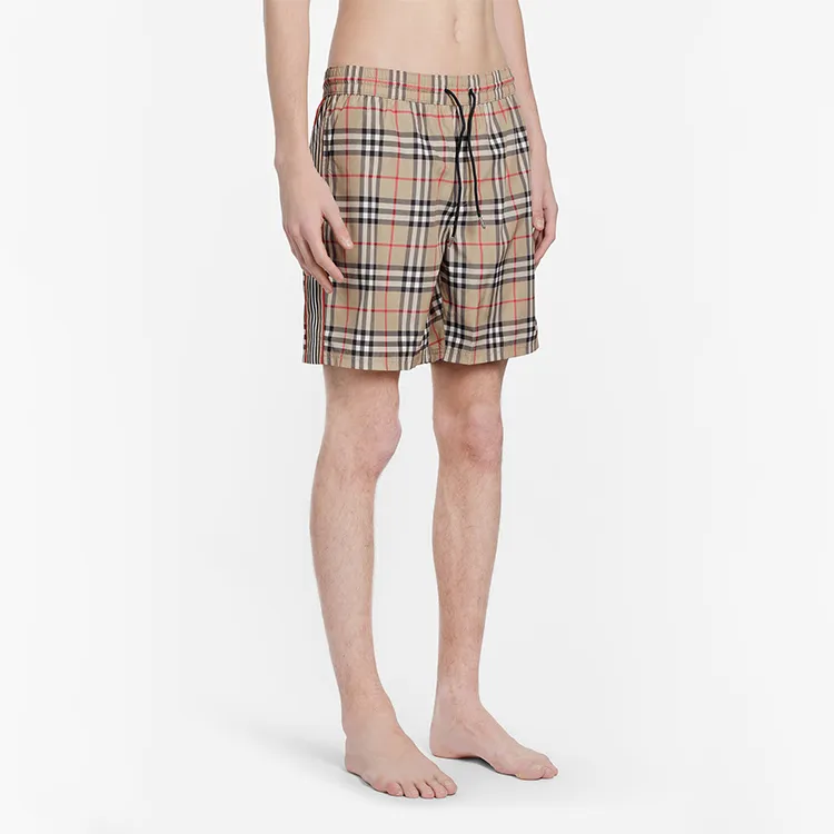 Burberry Casual Shorts Men Beige-3