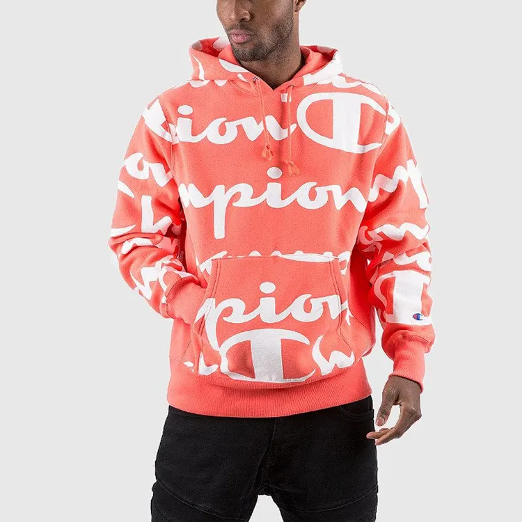 Champion Sweatshirt US Version Men's Orange-4