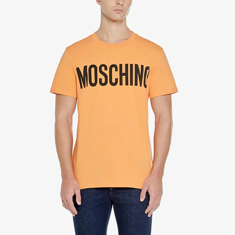 MOSCHINO T-Shirts Men Orange-1