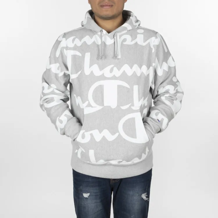 Champion Sweatshirt US Version Men's Light Gray-2