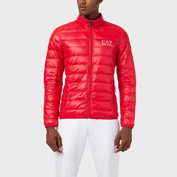 EMPORIO ARMANI EA7 Down Jacket Men's Red-2