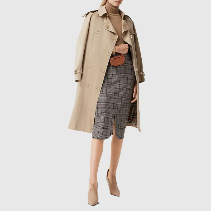 Burberry Leather Shoulder Bag, Crossbody Bag, Clutch Unisex Umber-3