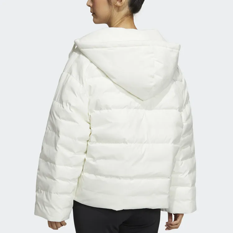 Adidas Originals Puffer Jackets Women's Jade White-4