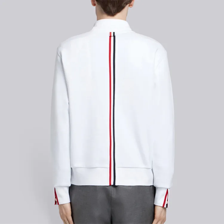 THOM BROWNE RWB stripe Cotton Sweatshirt-3