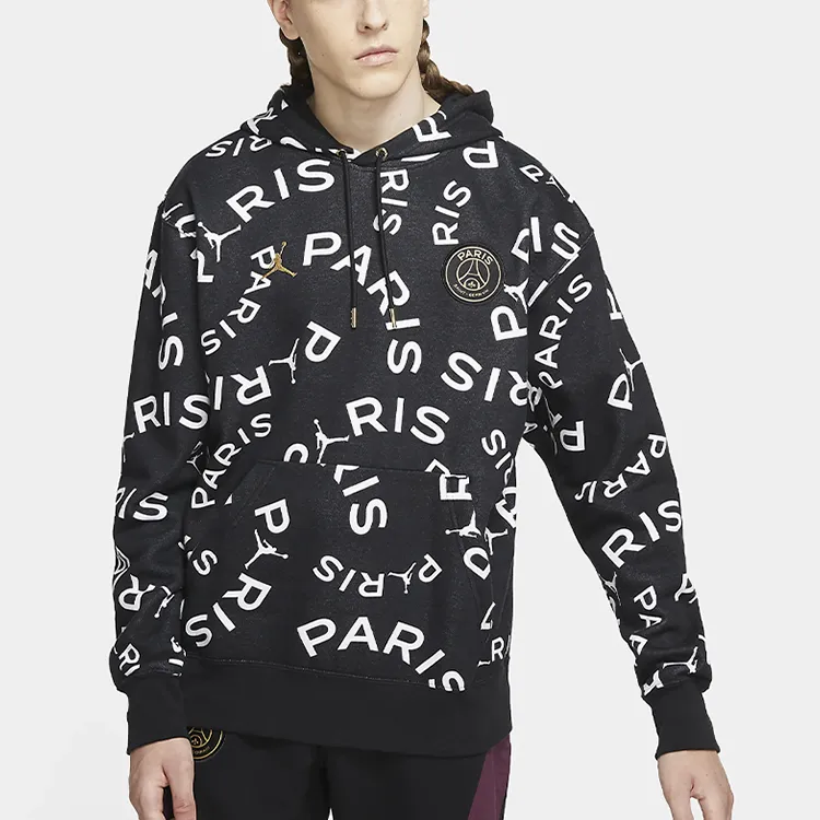 JORDAN Air JORDAN X Paris Saint Germain Allover Print Hoodie-2