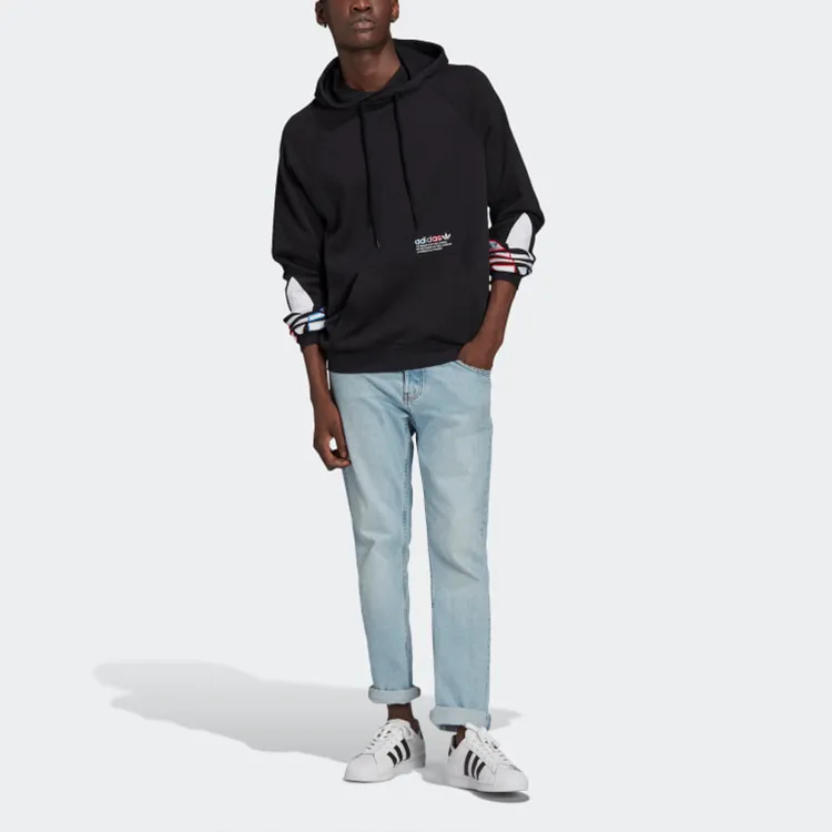 Adidas Tricolor Trifoil Pullover Hoodie-2
