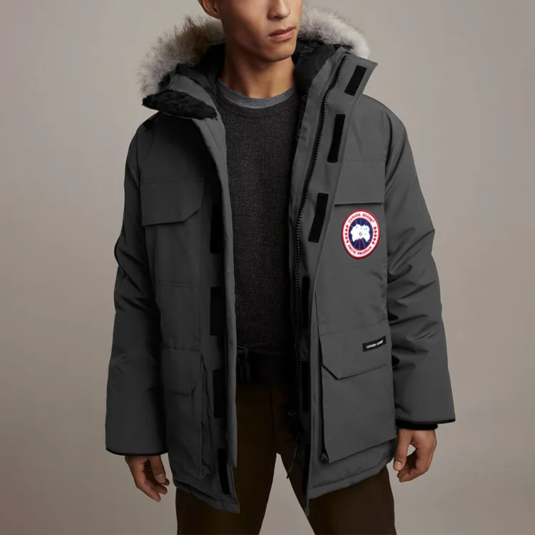 Canada Goose Down Jacket Asia Version, Winter Men's Graphite-2