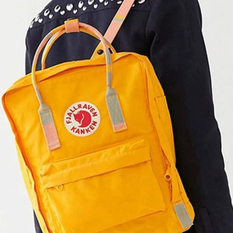 Fjallraven Kanken Outdoor Bags Warm Yellow-4