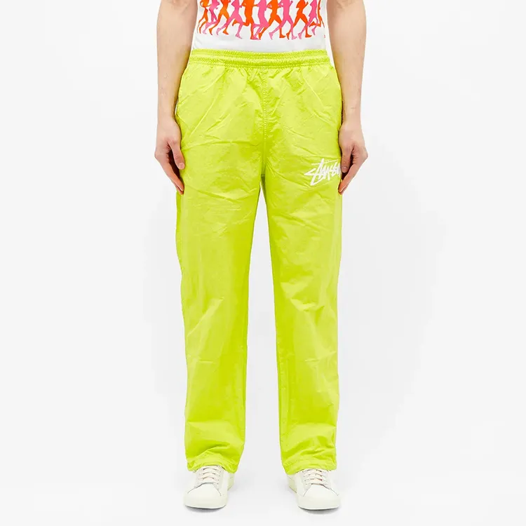 Nike X Stussy X Nike Co branded Series Knitted Sweatpants Unisex Yellow-2