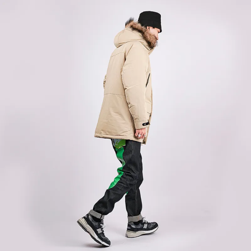 New Balance Down Jackets Men Khaki-3