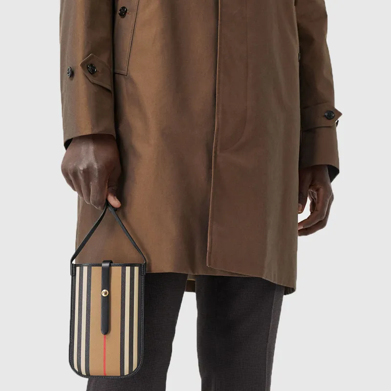 Burberry Eco Friendly Canvas Canvas Bag Cell Phone Pouch Regular Unisex Archive Beige-4