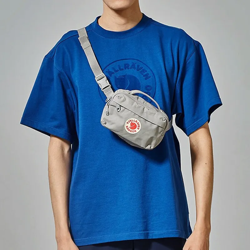 Fjallraven Kanken Polyester Crossbody Bag Unisex Dusty Gray-3