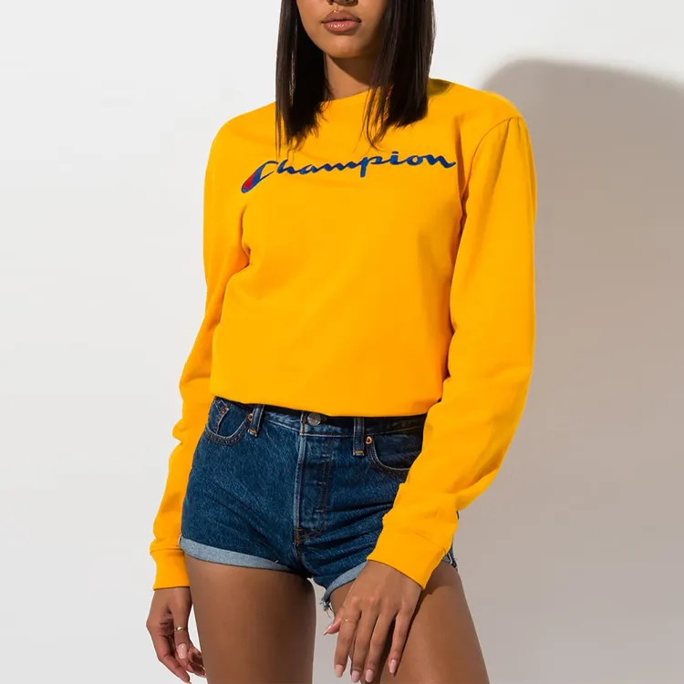 Champion T Shirt US Version Unisex Gold-2