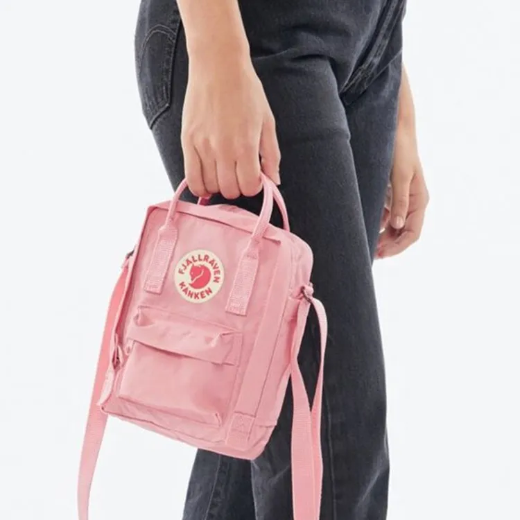 Fjallraven Kanken Polypropylene Sports Bag, Shoulder Bag, Crossbody Bag Unisex Light Pink-4