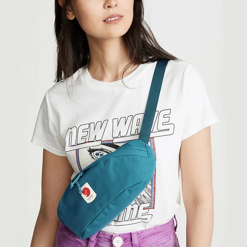 Fjallraven Polyamide One Shoulder Crossbody Fanny Pack Sling Bags Regular Unisex Peacock Green-5