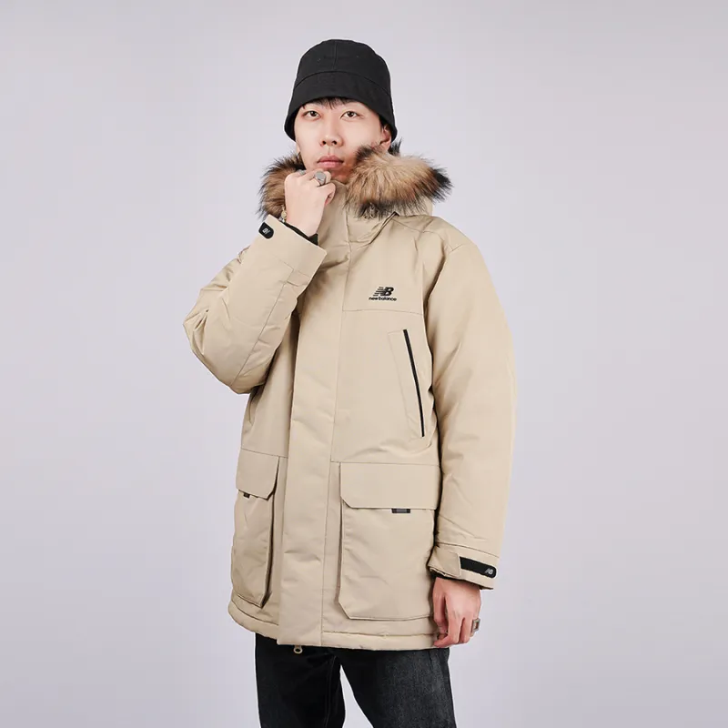 New Balance Down Jackets Men Khaki-2