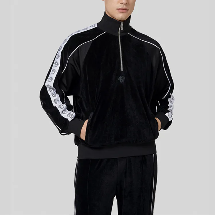 VERSACE Sweatshirts Men Black-1