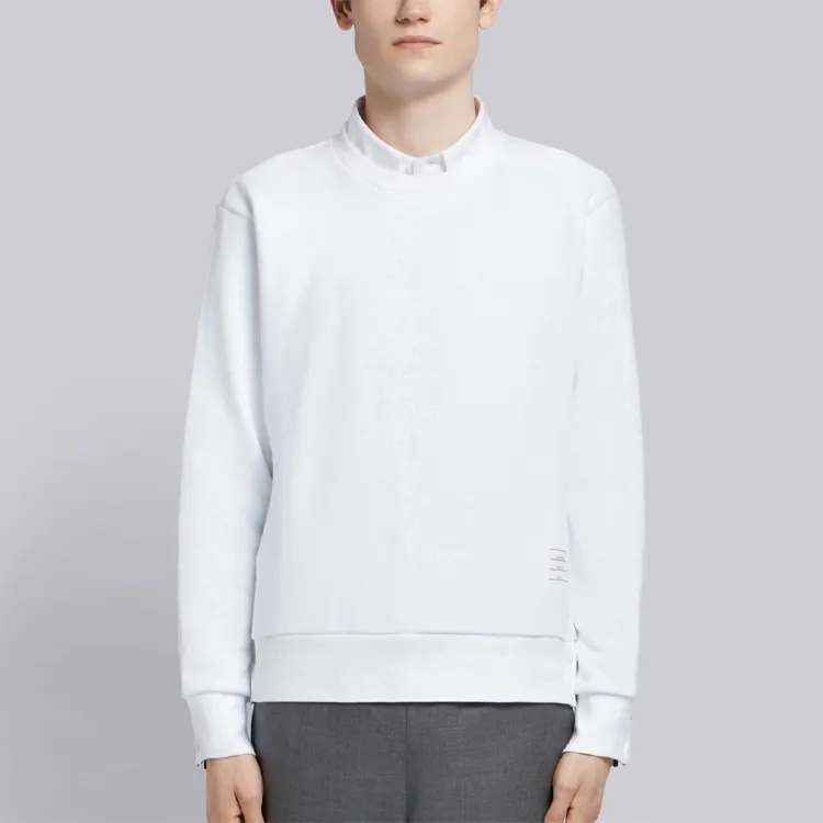 THOM BROWNE RWB stripe Cotton Sweatshirt-2