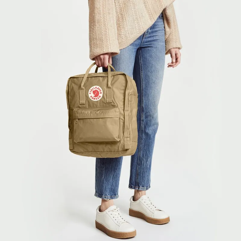 Fjallraven Kanken Polyester Backpack Large Size Unisex Clay-5