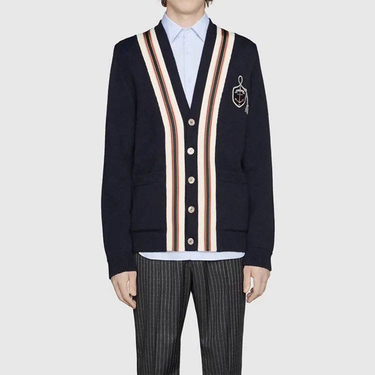 GUCCI Sweaters Men Dark Blue-2