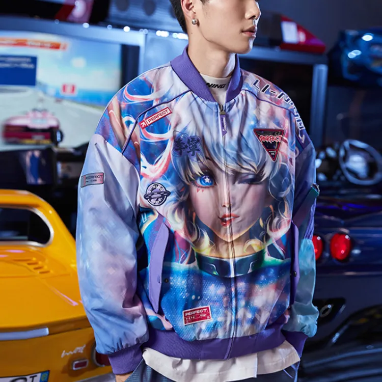 LiNing x QQ XUANWU Jacket Men's Digital All Over Print-2