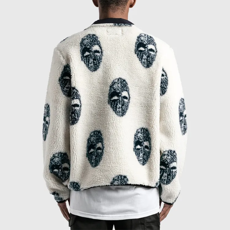 Stussy Mask Jacquard Sherpa-4