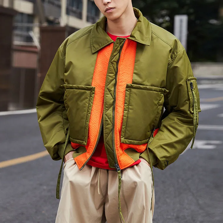 LiNing Puffer Jackets Men Olive Green-3