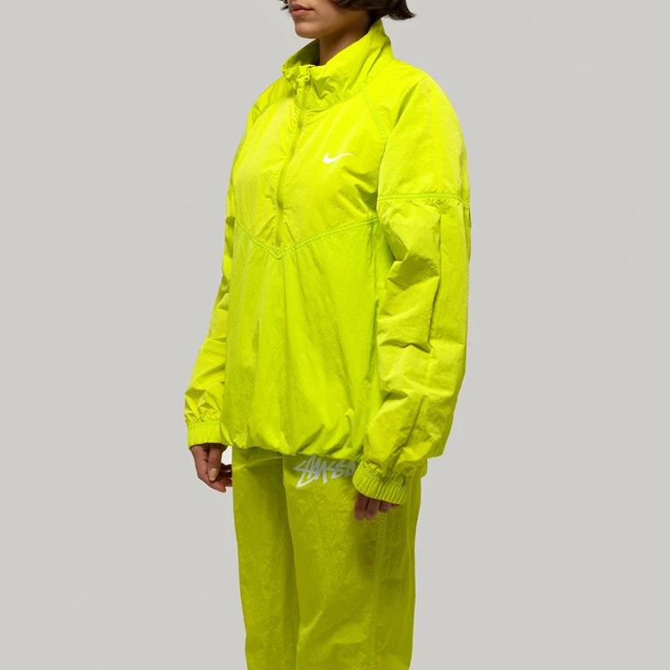 ゆ　グリーンXS リボン付きラッフルフリルフラワープリントマーメイドフレア