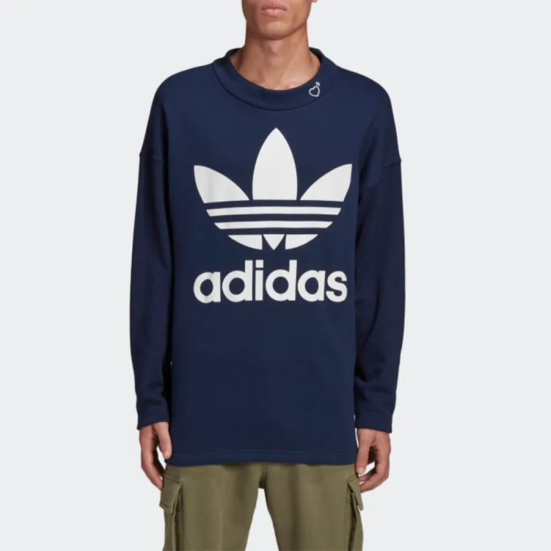 Human Made X Adidas Originals HUMAN MADE Collaboration Sweatshirts Men College Navy-2