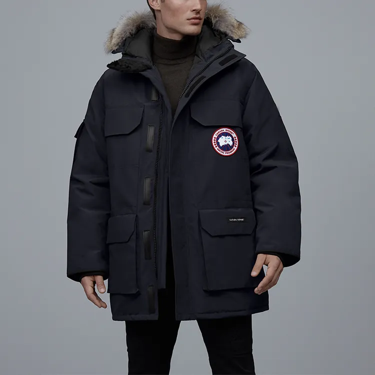 Canada Goose Down Jacket Winter Men's Marine Blue-2