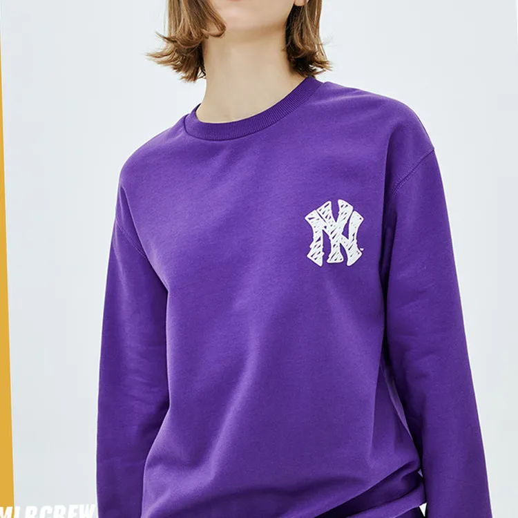 MLB Sweatshirt Unisex Blue Purple-2