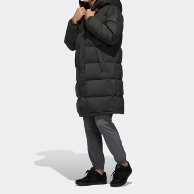 Adidas Down Jacket Winter Men's Deep Earthy Brown-4