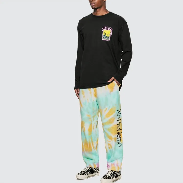 Stussy Palm Desert Pigment Dyed Long Sleeve Tee-5