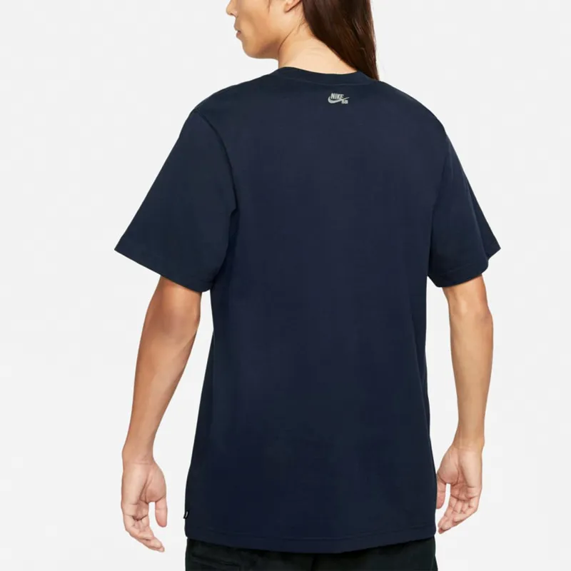 Nike SB Skateboard Dunk High X Concepts Tee Dark Blue-4