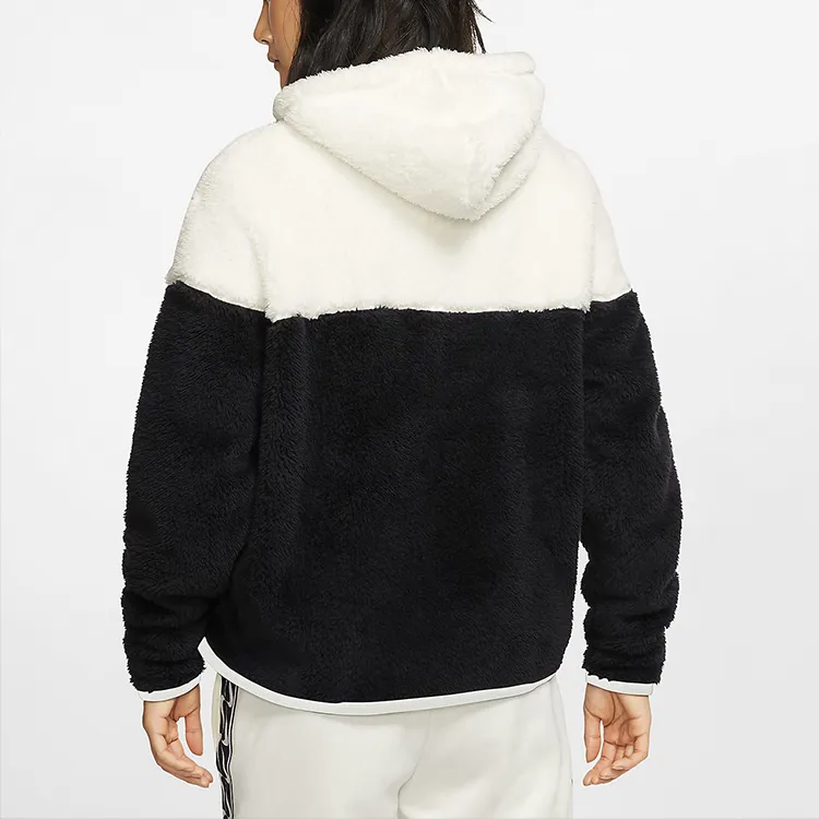 Nike Cropped Coats Women's Black/White-4