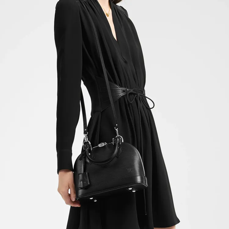 LOUIS VUITTON Alma Epi Bb Noir-8