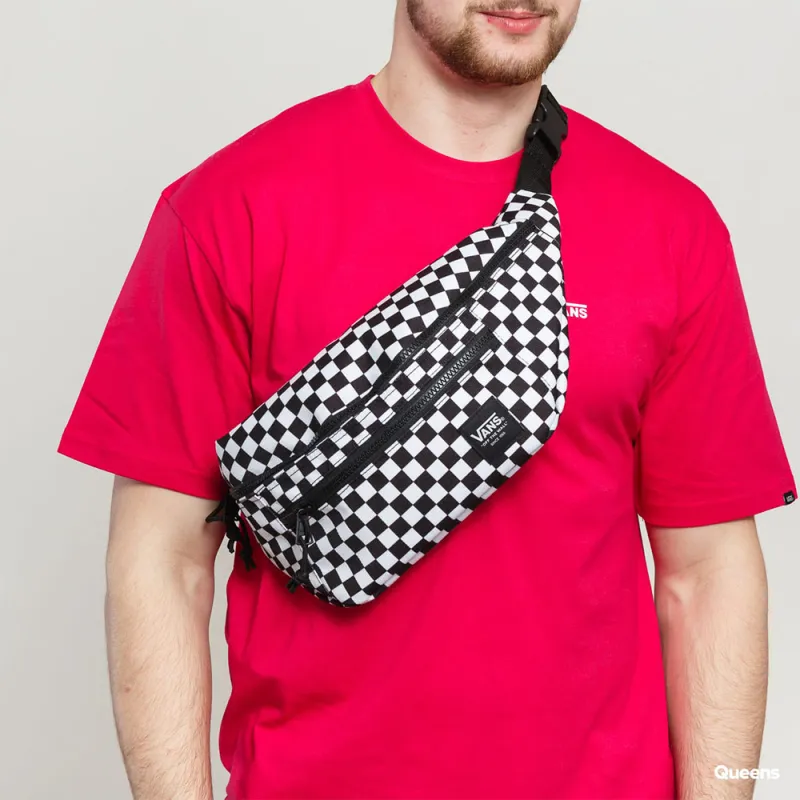 Vans Polyester Fanny Pack Regular Men's Black White-4