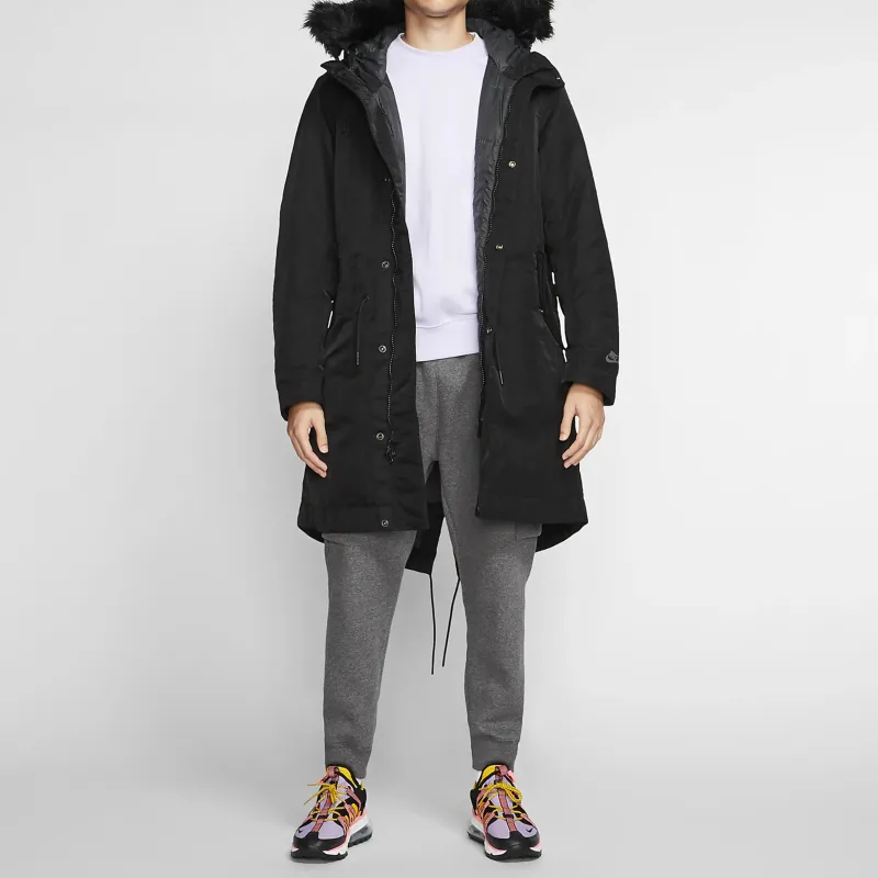 Nike Down Jacket Winter Men's Black-4