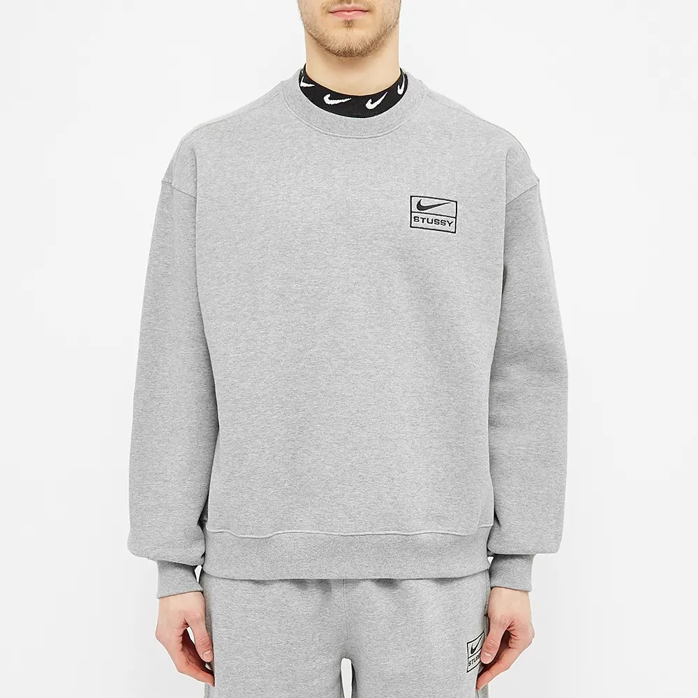 Nike x Stussy NRG BR Crew Fleece “Blue” | eBay