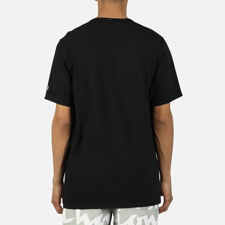 Champion T Shirt US Version Unisex Black-2