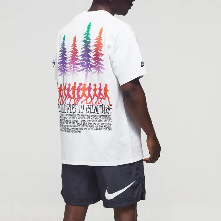 Stussy X Stussy Douglas Firs To Palm Trees T Shirt-2