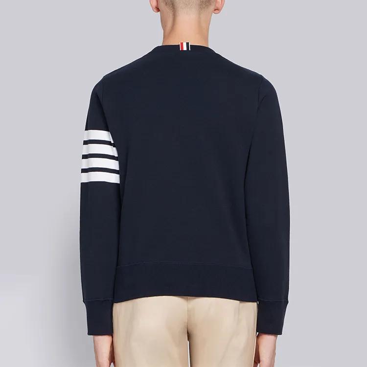 THOM BROWNE 4 Bar Crewneck Sweatshirt-2