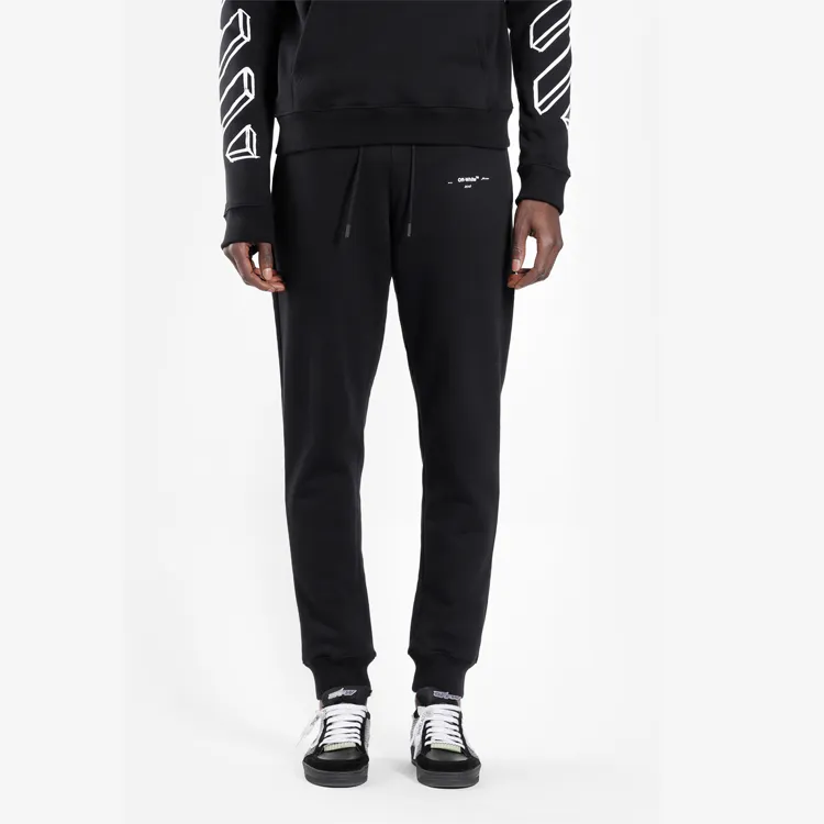 OFF-WHITE Knitted Sports Pants Men's Black-2