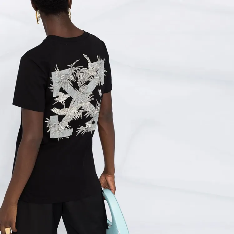 OFF WHITE FW20 Regular T Shirt Women's Black-3